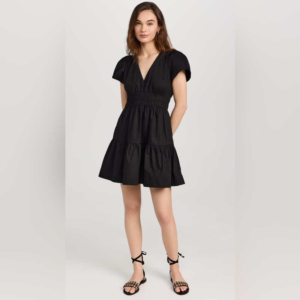 NWOT - Marea Anna Mini Dress in Bonita Black - Size S